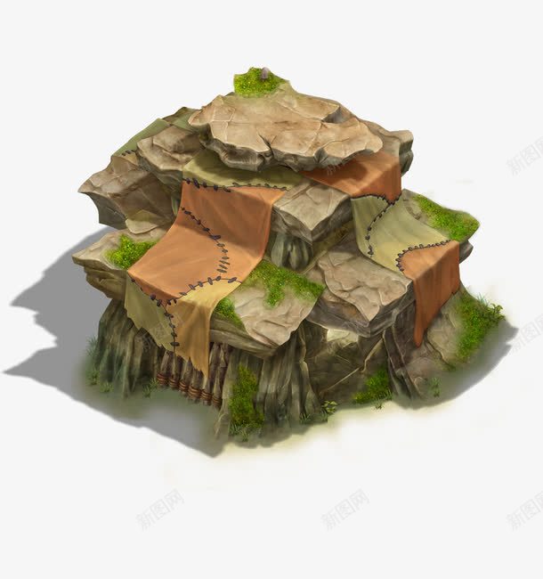 游戏建筑png免抠素材_88icon https://88icon.com 建筑 房屋 游戏 部落