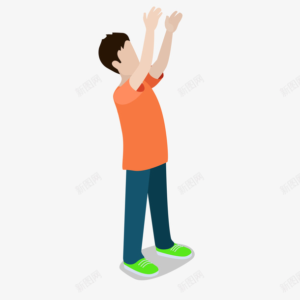 男士举手抬头案矢量图ai免抠素材_88icon https://88icon.com 人物 光泽 卡通 手绘 投影 抬头 抬手 矢量图 装饰 质感 阴影 高举手臂