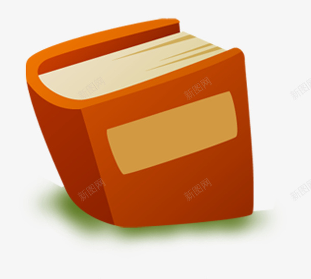 卡通红书png免抠素材_88icon https://88icon.com 书 书册 学习 读书