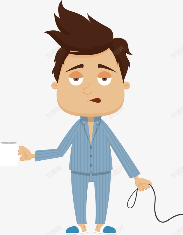 手绘卡通病人形象png免抠素材_88icon https://88icon.com 医院 治疗 治病 生病 男士 男生 病人 病号服 病服