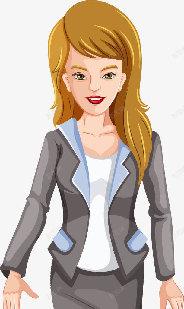 职业精英女性png免抠素材_88icon https://88icon.com 商务人物 手绘少女 秘书 秘书工作 职业精英 职场精英 职场美女