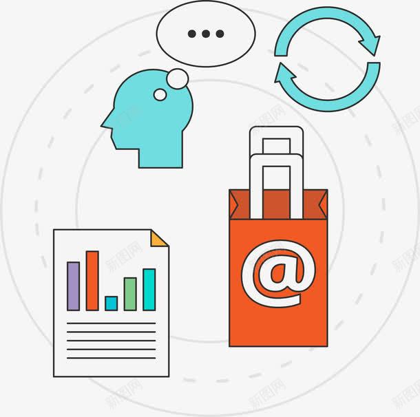 营销方案说明图png免抠素材_88icon https://88icon.com 信息流程 商务插图 扁平化