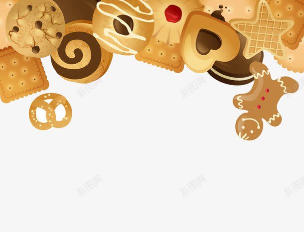卡通西点png免抠素材_88icon https://88icon.com 卡通糕点 卡通饼干 可爱 甜甜圈 糕点 蛋糕 饼干