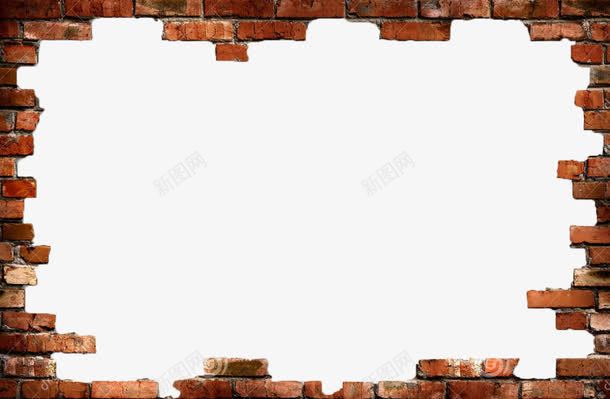 砖块边框png免抠素材_88icon https://88icon.com 图案设计 石头 砖 砖头 砖石 砖面 边框