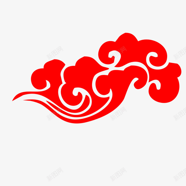 2020新年装饰祥云漂浮元素psd免抠素材_88icon https://88icon.com 剪纸 新年 漂浮元素 祥云 装饰