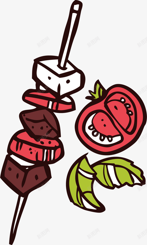 蔬菜烧烤图png免抠素材_88icon https://88icon.com 不规则 串串 夜市 排挡 烧烤 爱心蔬菜 菜类图片 蔬菜