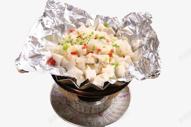 锡纸豆腐png免抠素材_88icon https://88icon.com 料理 豆腐 锡箔纸 锡纸 锡纸烧烤 食物