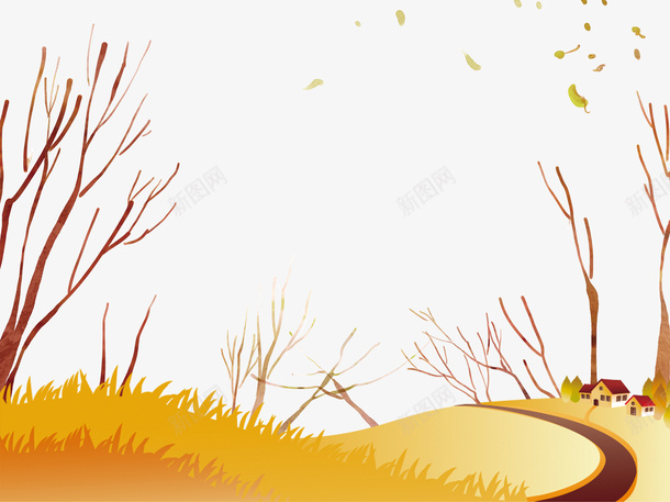 晚秋枯树png免抠素材_88icon https://88icon.com 晚秋 枯木 枯树 树木 秋意 草地 荒凉 金秋