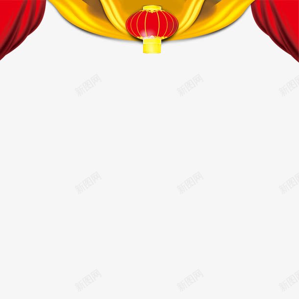 帷幕红灯笼顶部装饰png免抠素材_88icon https://88icon.com 帷幕 红灯笼 装饰 顶部