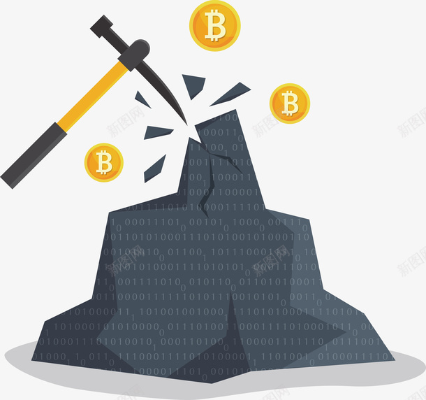笔记本矿石矢量图eps免抠素材_88icon https://88icon.com 比特币 比特币PNG 矢量图 矢量比特币 铁矿石 黄色 黄色比特币