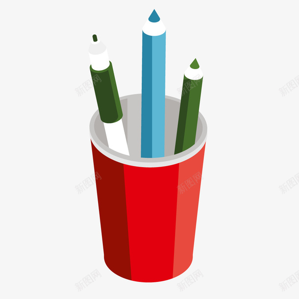 25d生活场景红色笔筒png免抠素材_88icon https://88icon.com 25d 书桌 人物 办公桌 办公用品 场景 学习用品 日常用品 日用品 柜子 生活 电脑 红色笔筒