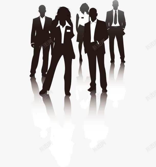 商业人剪影矢量图ai免抠素材_88icon https://88icon.com 剪影 商业 成功人士 海报 矢量图