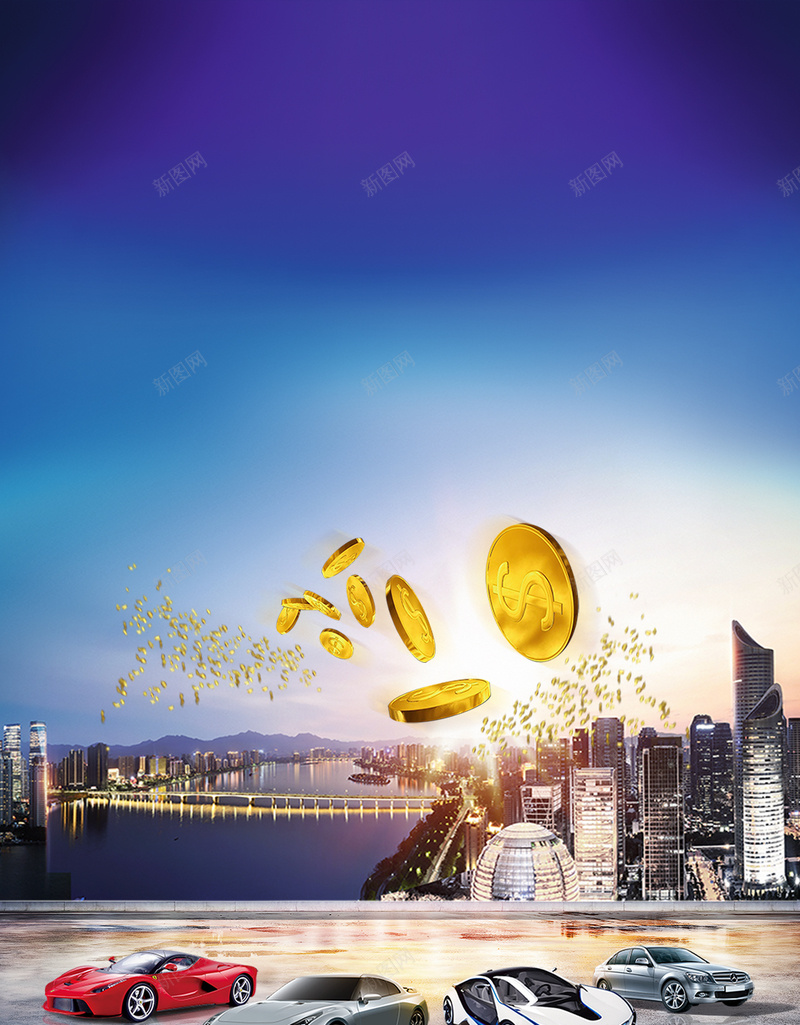 蓝色商务摄影汽车PSD分层H5背景psd_88icon https://88icon.com H5 PSD分层 商务 地面 城市建筑 天空 摄影 汽车 汽车专卖店 维修 背景素材 蓝色 金币