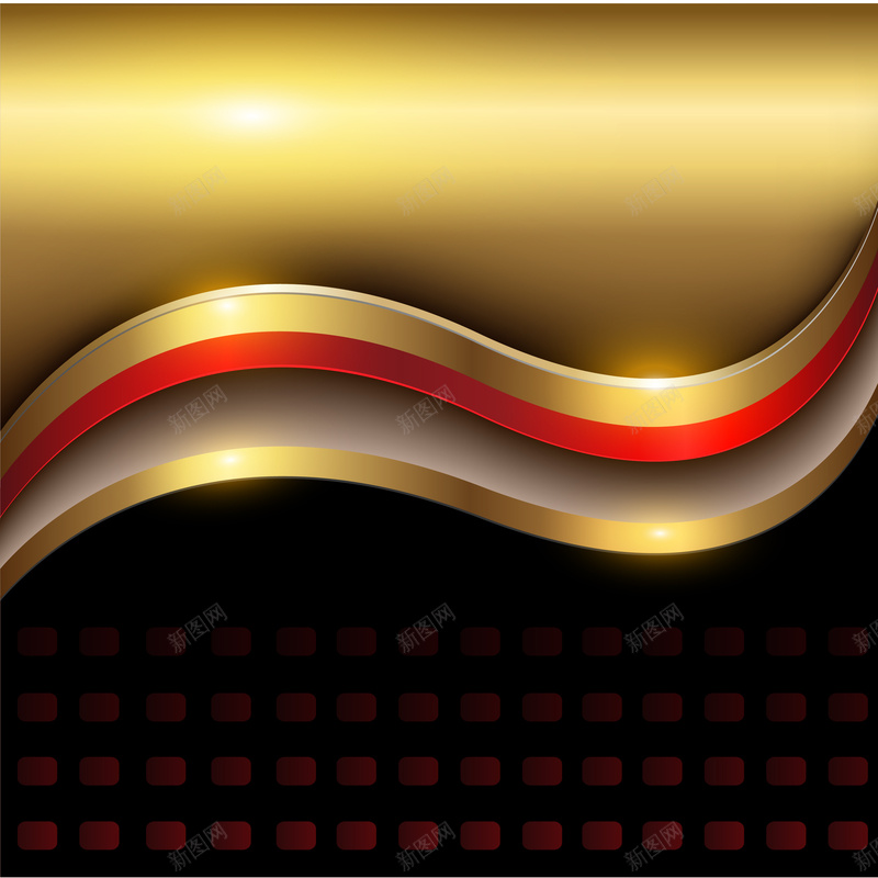 金色金属质感格子背景矢量图ai设计背景_88icon https://88icon.com 格子 纹理 背景 色 质感 金 金属质感 矢量图