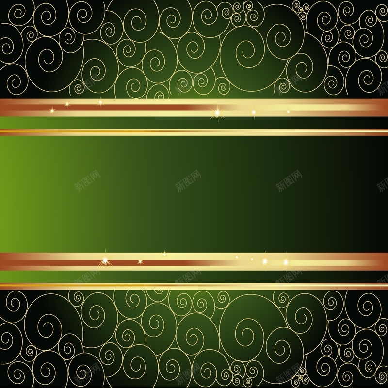 金色质感条纹白色花纹绿底背景矢量图ai设计背景_88icon https://88icon.com 条纹 海报 白色 绿底 背景 花纹 质感 金色 矢量图