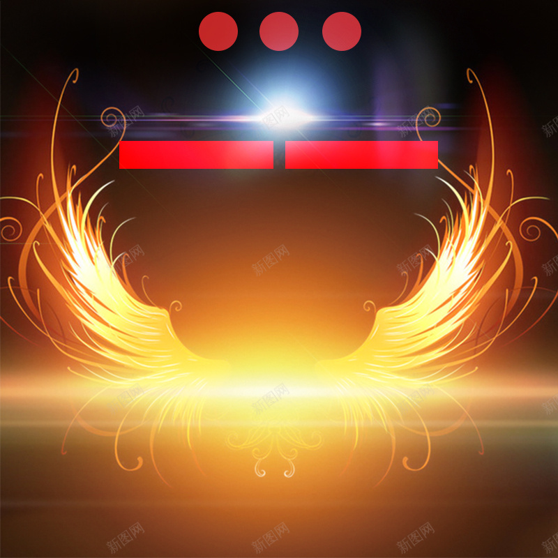金色翅膀背景psd设计背景_88icon https://88icon.com 主图 商务 大气 科幻 科技 科技感 科技风 翅膀 金色 高科技