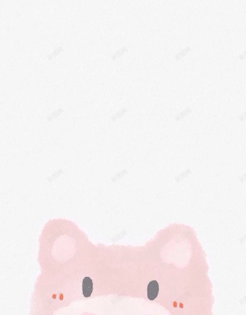 手绘卡通可爱萌猪H5背景jpg设计背景_88icon https://88icon.com H5 h5 卡通 可爱 小猪 手绘 白色 童趣 萌