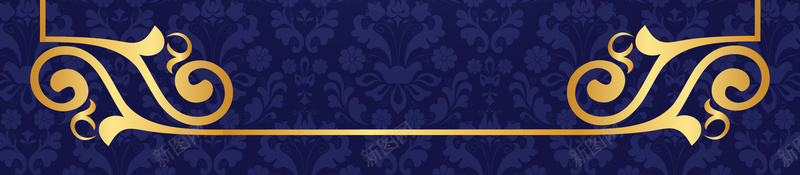 欧式花纹蓝色背景psd设计背景_88icon https://88icon.com 底纹 欧式 纹理 花纹 蓝色 质感 金色边框
