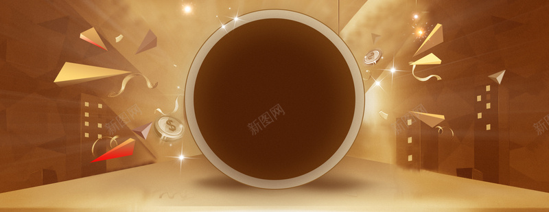 家装节炫彩购物促销金色bannerpsd设计背景_88icon https://88icon.com 几何 圆圈 家装 家装节 广告 房屋 渐变 炫彩 素材 纹理 背景 装修 设计 质感 金片