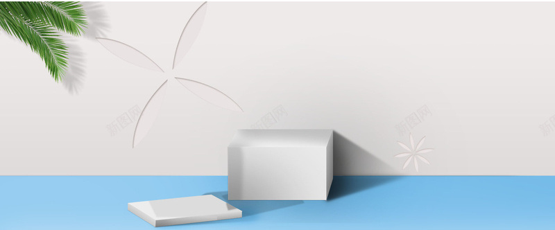 灰色纯色背景psd模板bannerpsd设计背景_88icon https://88icon.com banner psd 全屏海报 台子 树叶 模板 灰色 纯色背景 蓝色