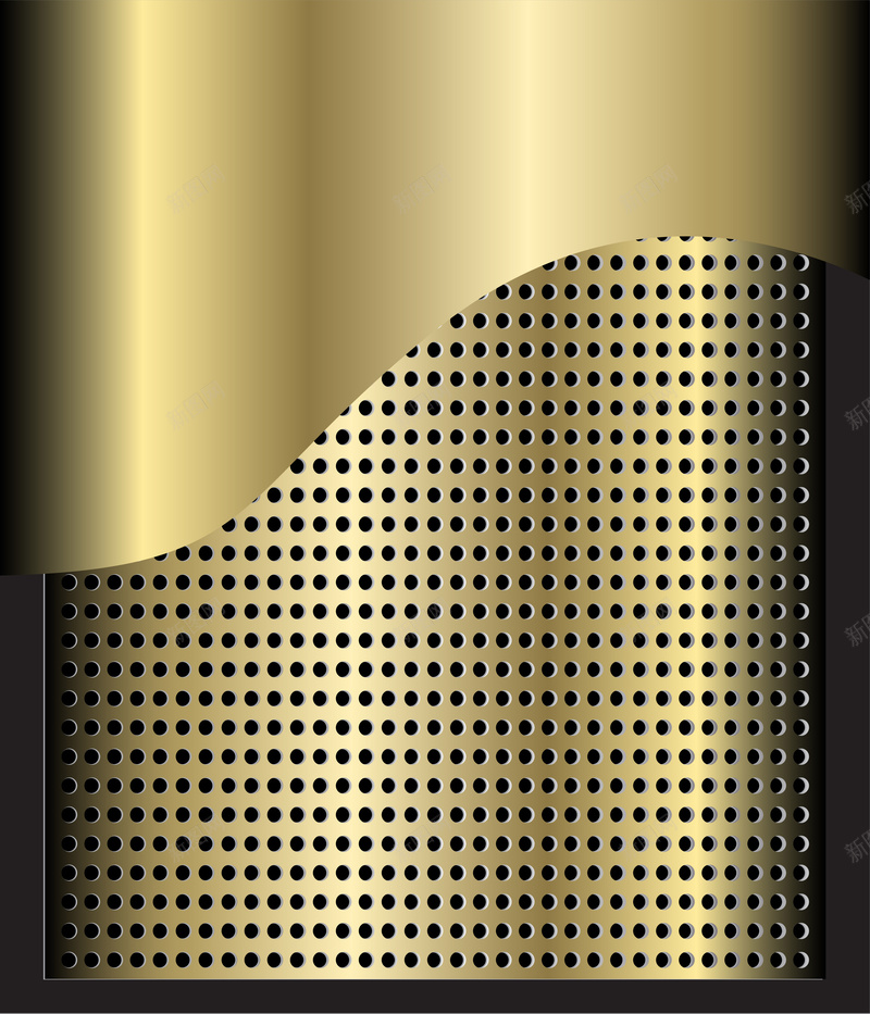 金色大气科幻金属光泽质感背景矢量图ai设计背景_88icon https://88icon.com 光泽 大气 机器 机械 科幻 科幻设计 素材 背景 质感 金属 金色 铁板 矢量图