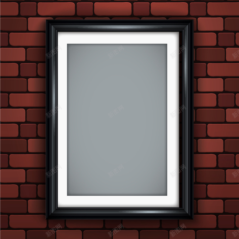 手绘黑色相框砖墙背景矢量图ai设计背景_88icon https://88icon.com 卡通 手绘 相框 砖墙 童趣 背景 黑色 矢量图