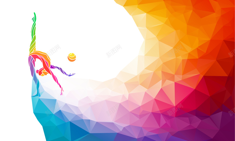 何人物与体育竞技矢量eps设计背景_88icon https://88icon.com 体育经济 体育项目 几何 几何背景 多边形背景 底纹背景 彩色背景 扁平 渐变 炫彩背景 白色 矢量图