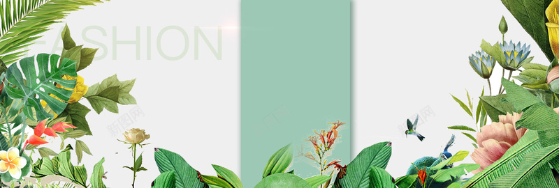 天猫淘宝春季化妆品小清新绿色花卉bannerpsd设计背景_88icon https://88icon.com 上新 化妆品 天猫 女装焕新 小清新 早春绿色 春夏新风尚 春季 淘宝 花卉 蓝色banner