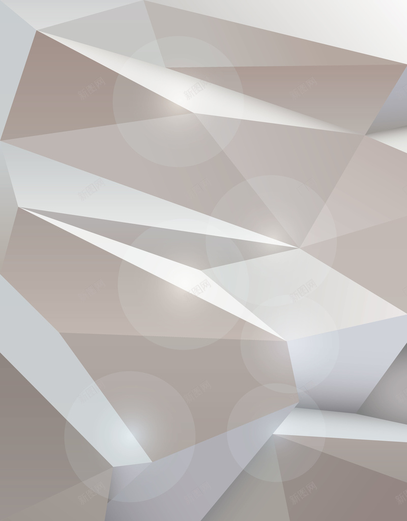 不规则立体几何背景矢量图ai设计背景_88icon https://88icon.com 几何 圆形 扁平 棱角平淡 渐变 灰色 矢量图