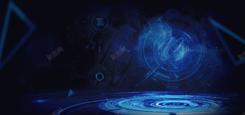 蓝色新势力周剃须刀创意促销psd设计背景_88icon https://88icon.com psd 促销海报 分层 创意 剃须刀 新势力周 新颖 炫光 蓝色背景
