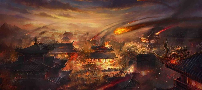 动漫炫酷皇宫背景bannerpsd设计背景_88icon https://88icon.com banner 动漫 商务 海报banner 火焰 炫酷 皇宫 科幻 科技 背景