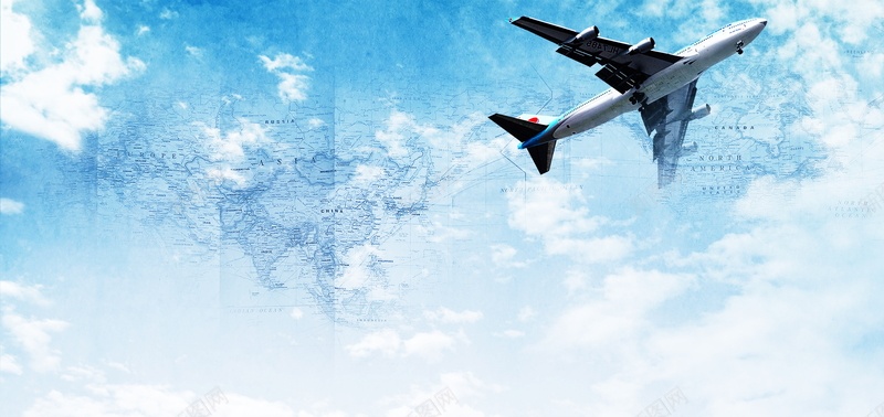 商务航空背景psd设计背景_88icon https://88icon.com PSD 交通飞机 全球地图 商务航空 平面 广告 模板 海报 素材 背景