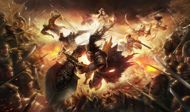 魔幻网游主页装修jpg设计背景_88icon https://88icon.com 主页 装修 魔幻