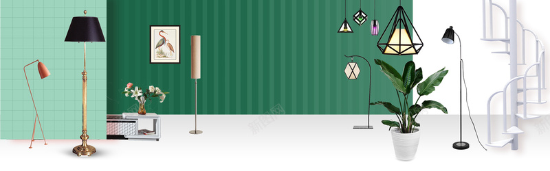 宜家风灯具居家灯饰bannerpsd设计背景_88icon https://88icon.com LED灯 主图 倒车灯 壁灯 天花灯 居家主图 彩灯 投光灯 排插 插排 水晶灯 灯具主图 节能灯