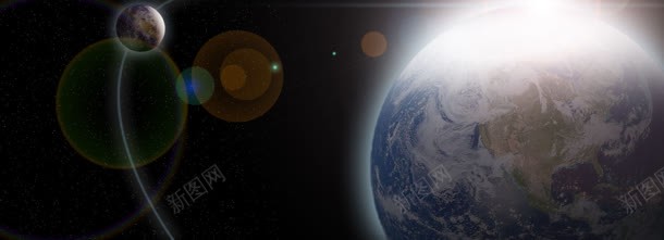 宇宙背景jpg设计背景_88icon https://88icon.com 地球 夜空 大气 星球