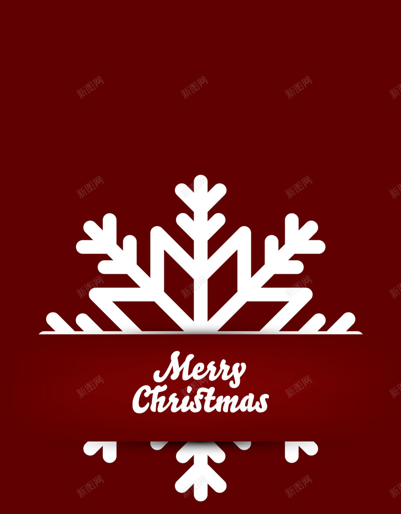 圣诞节雪花红色背景图psd设计背景_88icon https://88icon.com H5 圣诞节 扁平 红色 背景图 雪花