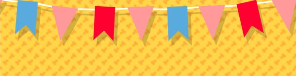 母婴用品背景jpg设计背景_88icon https://88icon.com 婴儿用品 小旗 小旗子 花纹 黄色psd