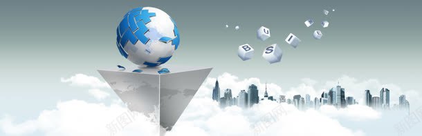 金融财经商务banner创意广告jpg设计背景_88icon https://88icon.com 商务 建筑 融资 财经 金融
