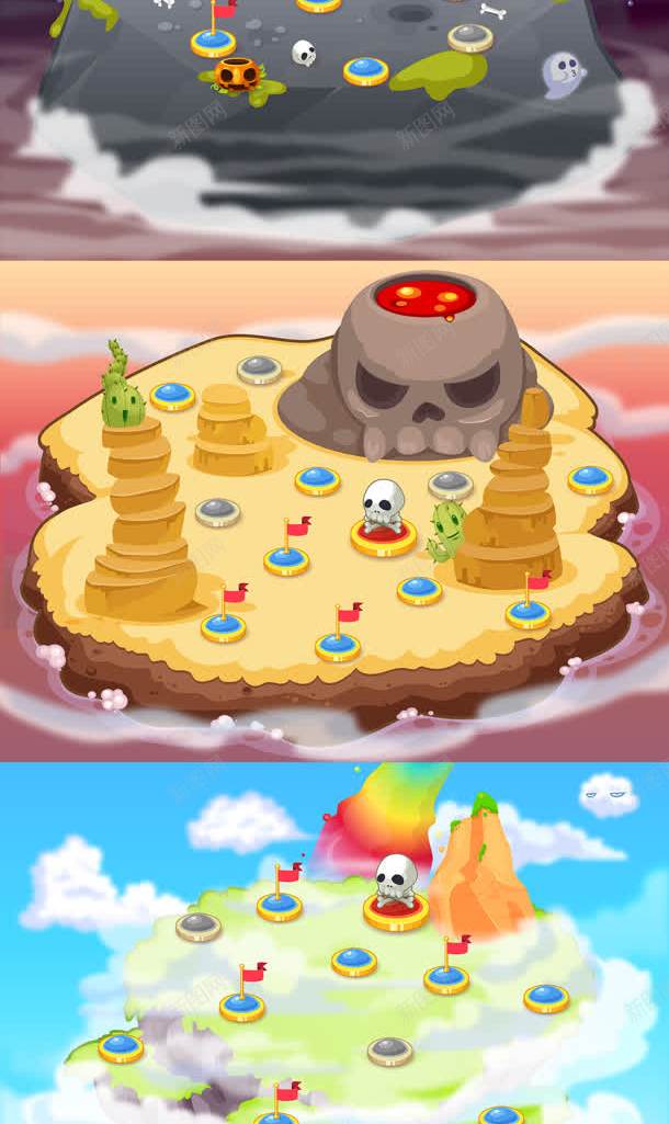 红色渐变天空金定塔jpg设计背景_88icon https://88icon.com 天空 渐变 红色