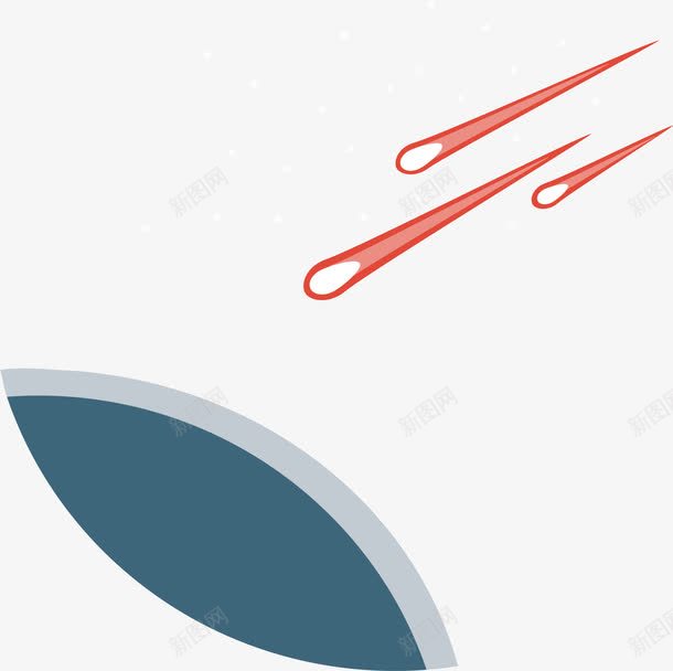 小型彗星撞地球png免抠素材_88icon https://88icon.com 彗星 星球 星空 矢量素材 银河系