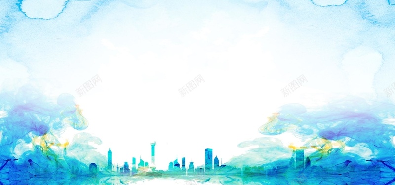 企业大气蓝色金融海报背景psd设计背景_88icon https://88icon.com 中国风 企业 商务 房地产 手绘 教育 气势 泼墨 渐变 现代 蓝色 金融