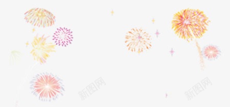绚烂的烟花png免抠素材_88icon https://88icon.com 喜庆 彩色 欢快 烟花 节日