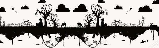 黑白卡通素描背景bannerjpg设计背景_88icon https://88icon.com banner 卡通 素描 背景 黑白
