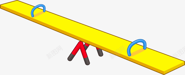 儿童节黄色玩具跷跷板png免抠素材_88icon https://88icon.com 儿童玩具 儿童节 卡通跷跷板 玩具跷跷板 童趣 黄色跷跷板