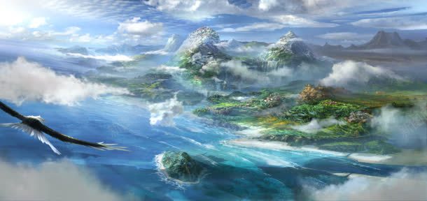 梦幻天空山峦海报背景jpg设计背景_88icon https://88icon.com 天空 山峦 梦幻 海报 背景