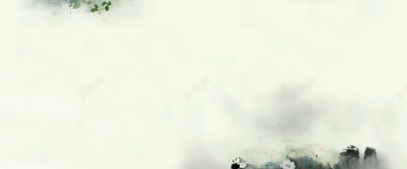 夏至中国风水墨背景Bannerjpg设计背景_88icon https://88icon.com 夏天来了 夏季 夏至 夏至背景 开心 时光 水墨 水墨夏至 节气 荷叶 荷花 西瓜 高兴