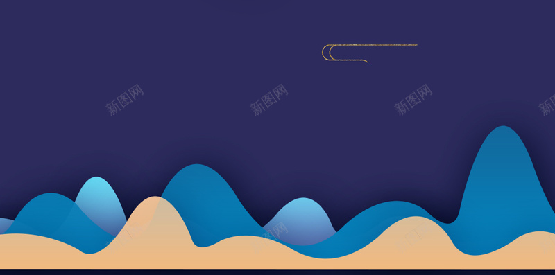 简约大气中秋节PSD分层H5psd设计背景_88icon https://88icon.com H5 PSD分层 不规则底纹 中秋节 大气 月亮 灯笼 简约 蓝色