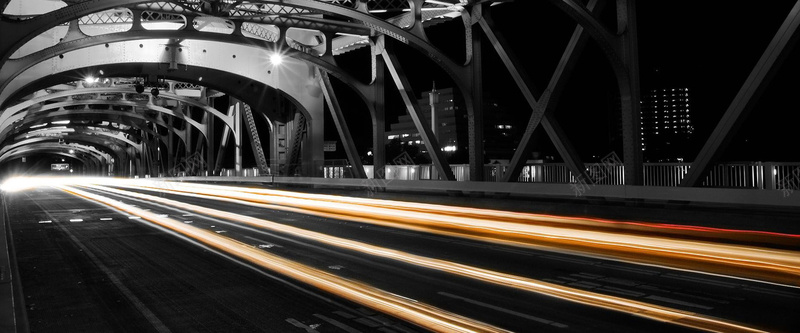 街道背景jpg_88icon https://88icon.com 夜晚 大桥 摄影 海报banner 街道 速度 风景