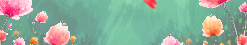 夏季文艺花朵手绘绿色背景psd设计背景_88icon https://88icon.com 夏天 夏天你好 夏天图 夏天展架 夏天广告 夏天来了 夏天海报 夏天背景 玩转夏日 缤纷盛夏