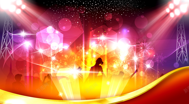 炫彩光效促销背景psd设计背景_88icon https://88icon.com 优惠 促销 光效 光束 剪影 商场 派对 海报 演唱会 激情 灯光 炫彩 狂欢 背景素材 酒吧